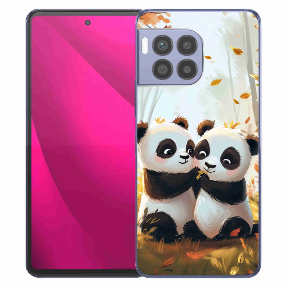 Zselés borítás mmCase a T-Mobile T Phone 2 Pro készülékhez - pandák