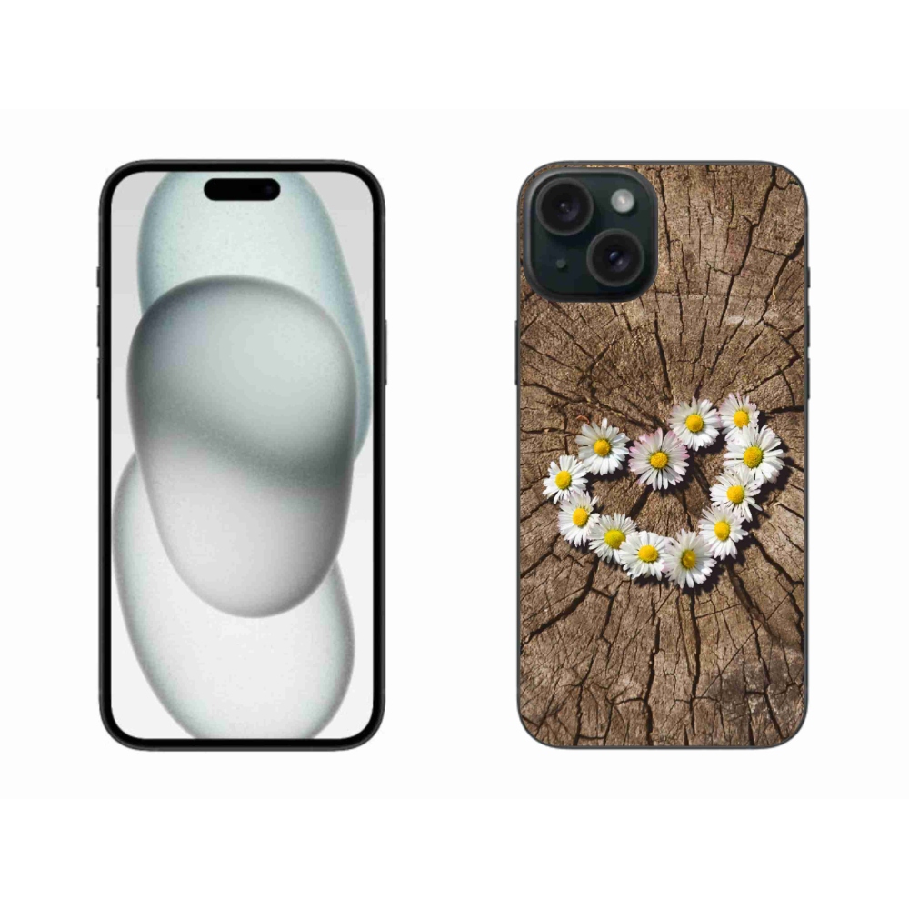 Gél borítás mmCase iPhone 15 Plus készülékhez - Százszorszép szív