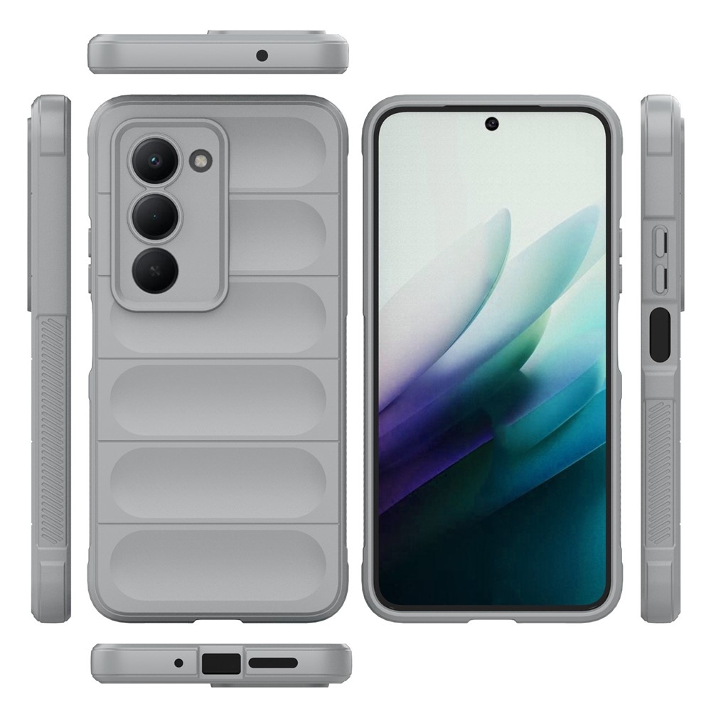 Rugg tartós zselés tok Xiaomi Redmi 15 4G (171mm) - világosszürke