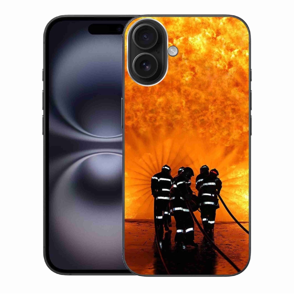 Zselés borítás mmCase iPhone 16 Plus készülékhez - tűz