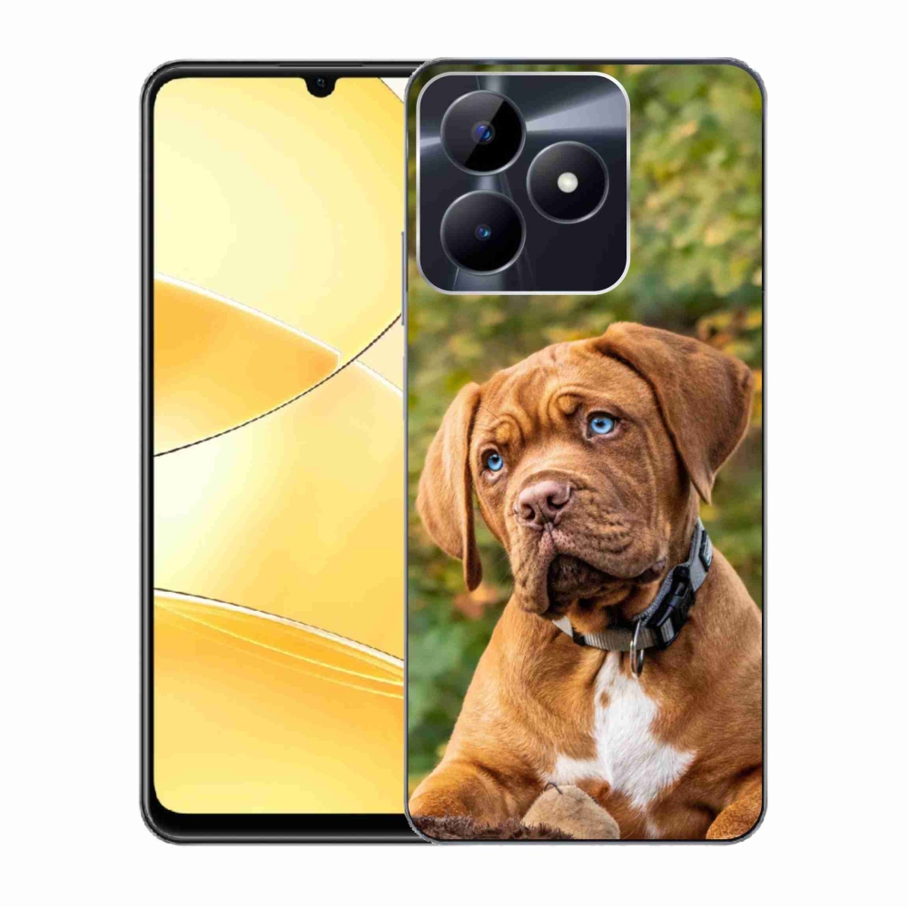 Zselés borítás mmCase a Realme C51/C53 készülékhez - kölyökkutyakék