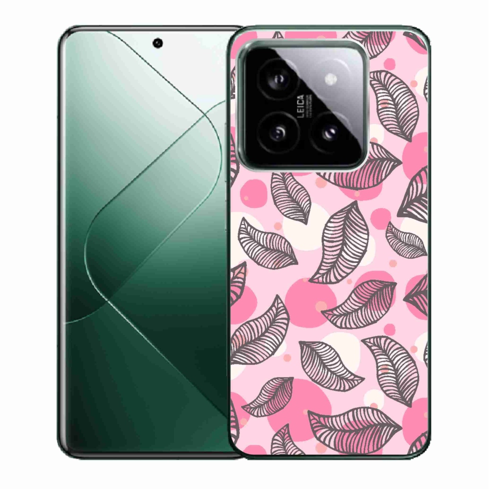 Gél borító mmCase a Xiaomi 14-hez - karikatúra hulló levelek