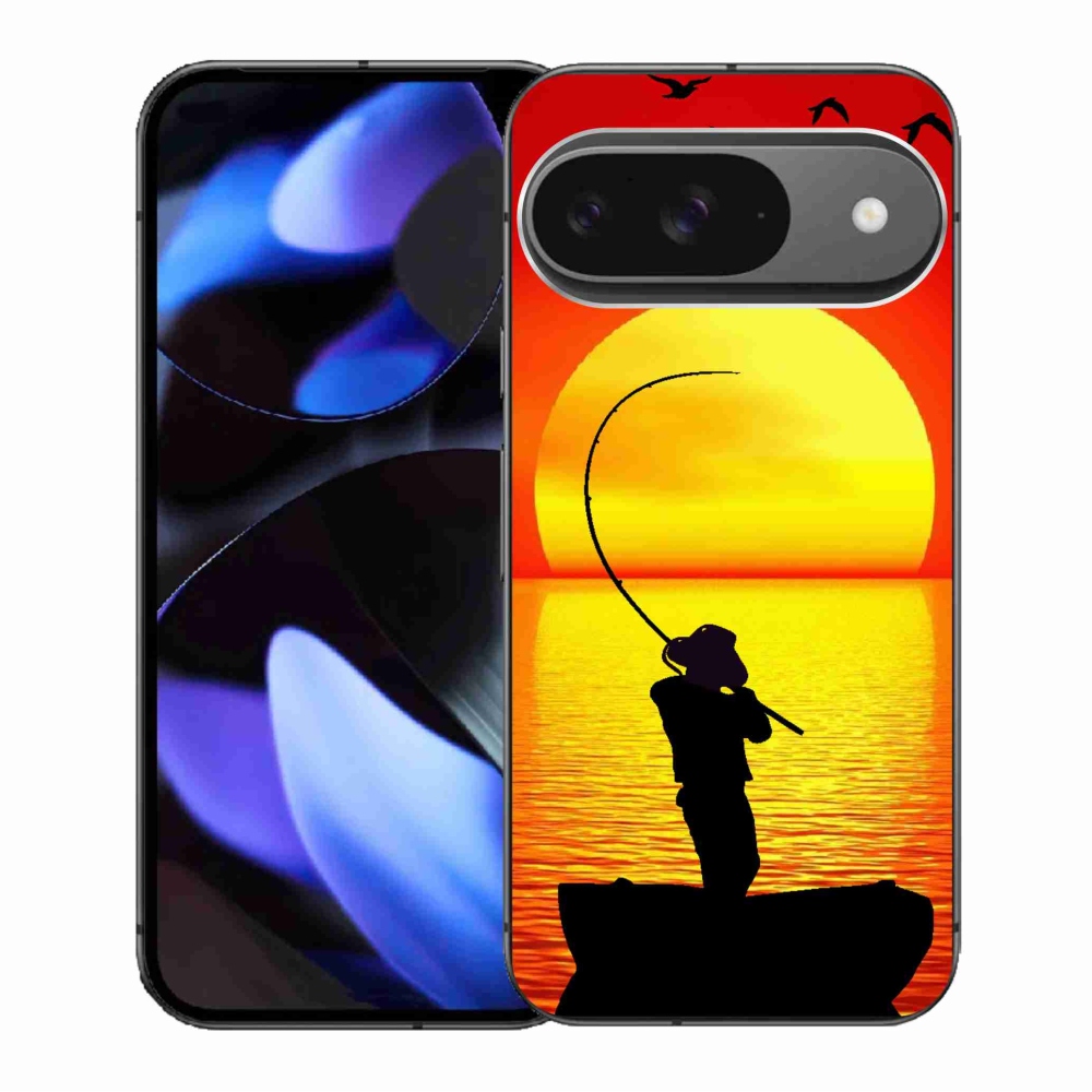 Zselés borítás mmCase a Google Pixel 9/9 Pro számára - halászat