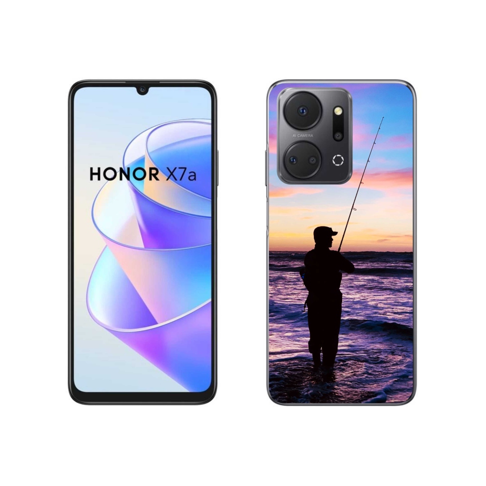 Zselés borítás mmCase a Honor X7a számára - halászat 1