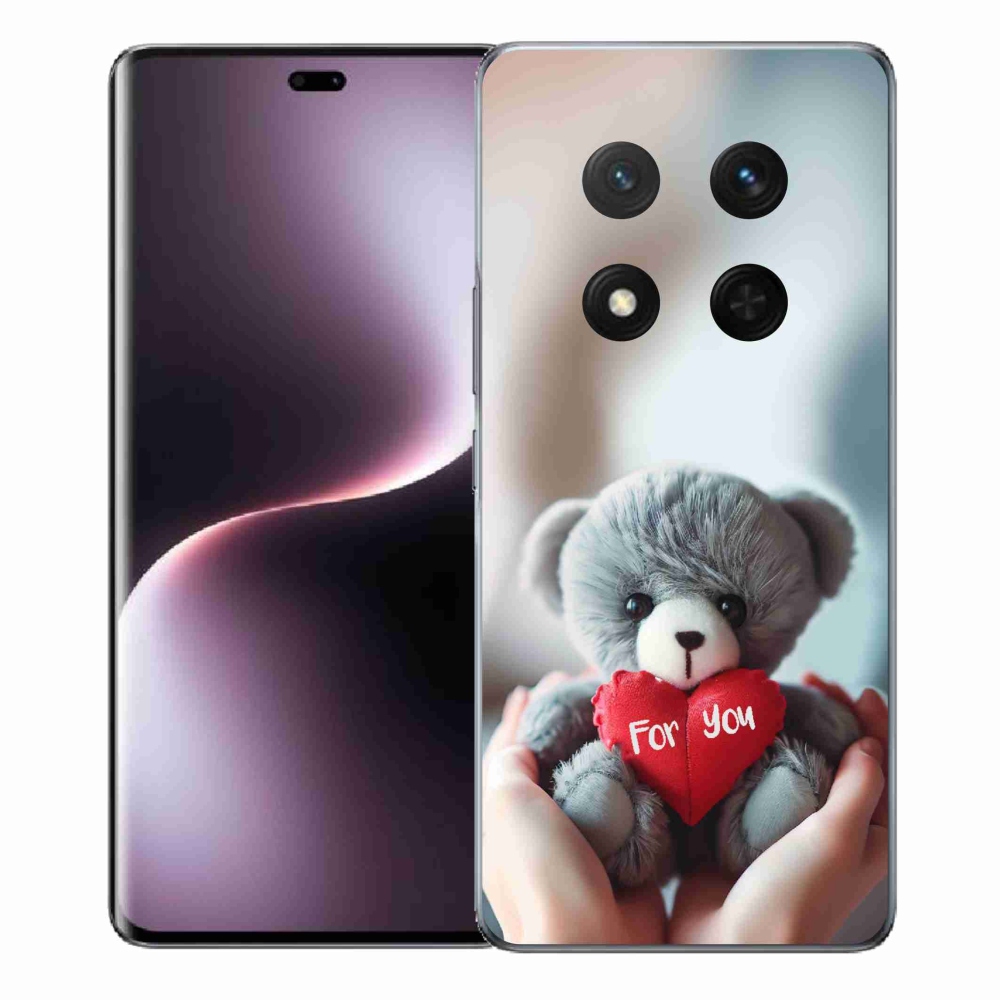 Gél borítás mmCase a Honor Magic 7 Lite 5G számára - mackó a szerelmesek számára