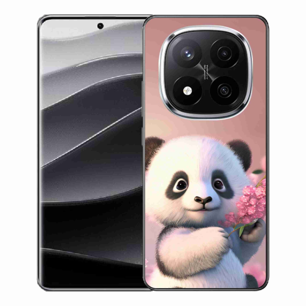 Gél borítás mmCase a Xiaomi Redmi Note 14 Pro+ 5G számára - aranyos panda
