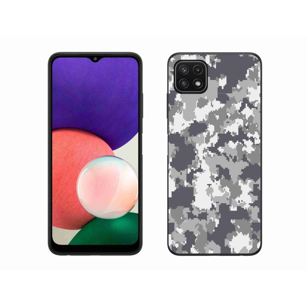 Zselés borítás mmCase Samsung Galaxy A22 5G - terepszínű minta 2