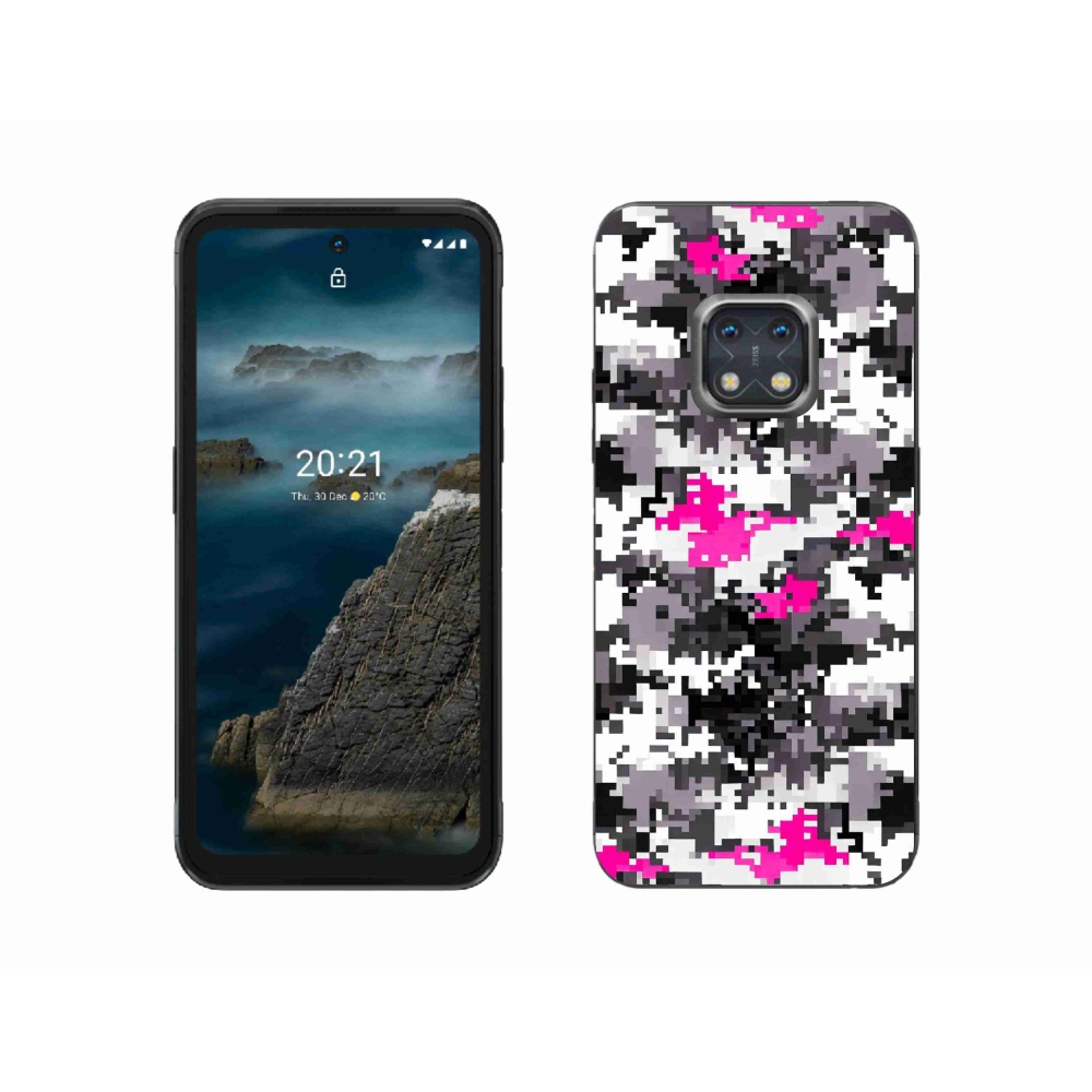 Zselés borítás mmCase a Nokia XR20 készülékhez - terepszínű minta 4