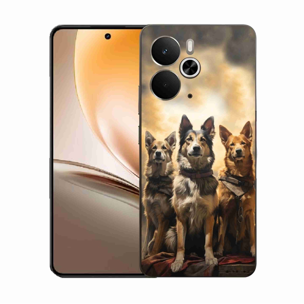 Zselés borítás mmCase a Realme 14 5G/14T 5G-hez - három psi