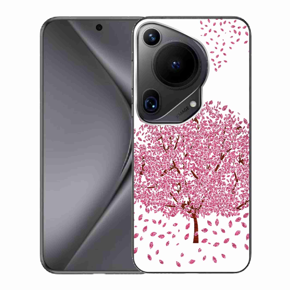 Gél borító mmCase a Huawei Pura 70 Ultra számára - rajzfilmfa levelekkel