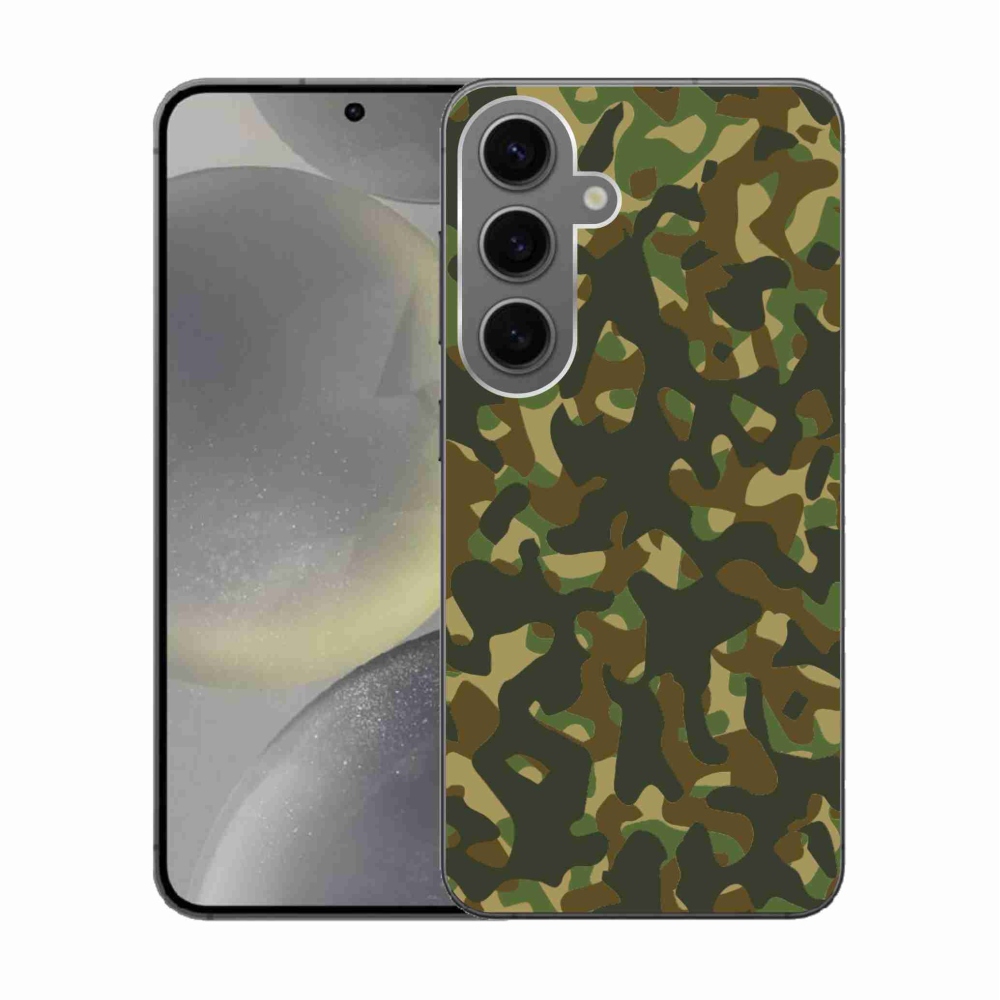 Gél védőhuzat mmCase Samsung Galaxy S24 készülékhez - terepszínű minta 1