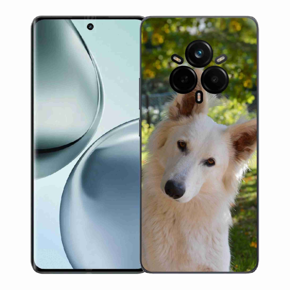 Gél borítás mmCase a Realme 14 Pro+ 5G készülékhez - Fehér svájci juhász 1