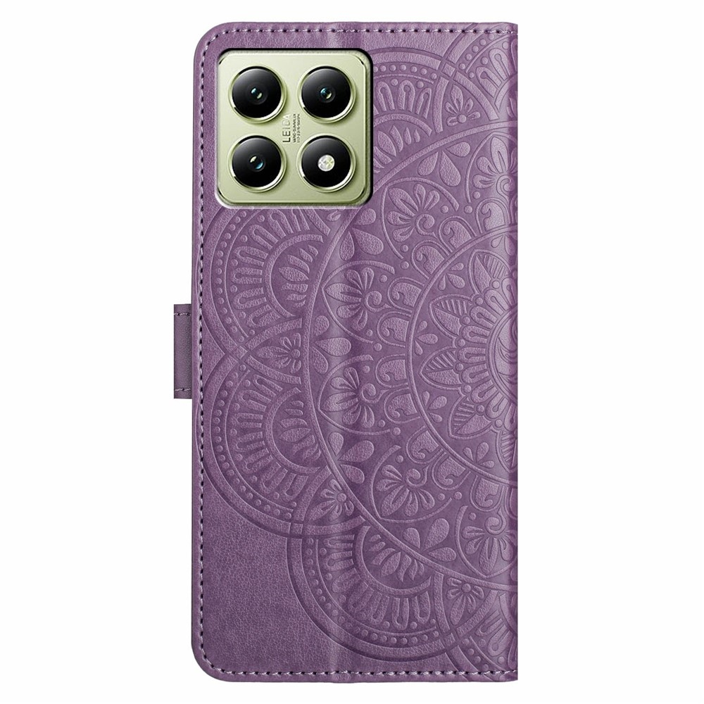 Mandala könyv tok Xiaomi 15T-hez - lila