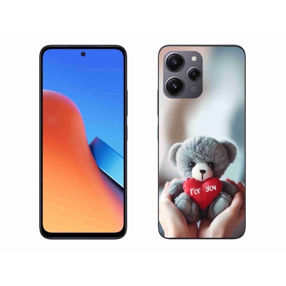 Gél borító mmCase a Xiaomi Redmi 12-hez - mackó a szerelmeseknek