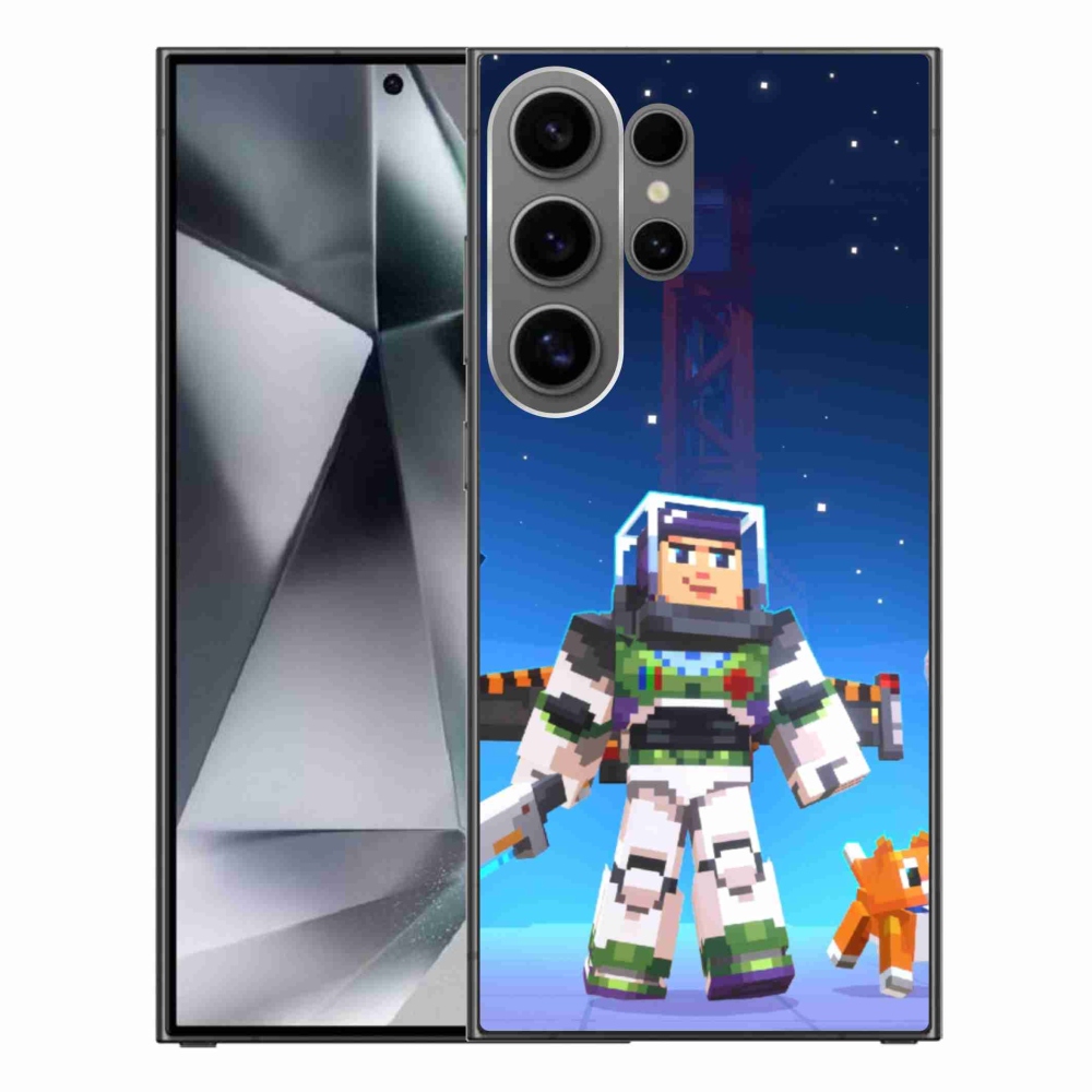 Gél borítás mmCase Samsung Galaxy S24 Ultra készülékhez - minecraft 2