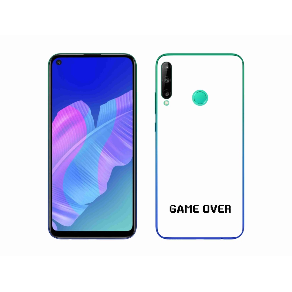 Gél borító mmCase a Huawei P40 Lite E számára - játék fehér háttérrel