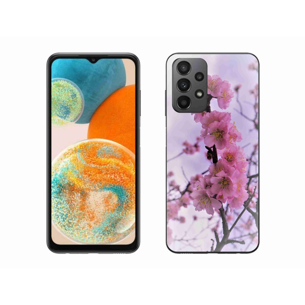 Gél borító mmCase Samsung Galaxy A23 4G/5G - virágok 7