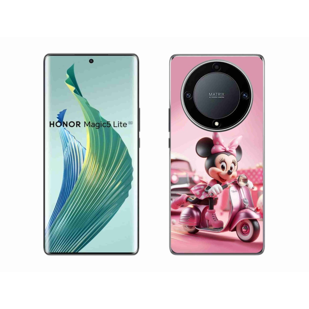 Zselés borítás mmCase a Honor Magic 5 Lite 5G számára - minnie 1