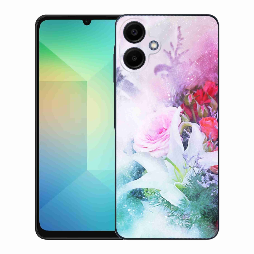 Gél borító mmCase Samsung Galaxy A06 4G - virágok 4