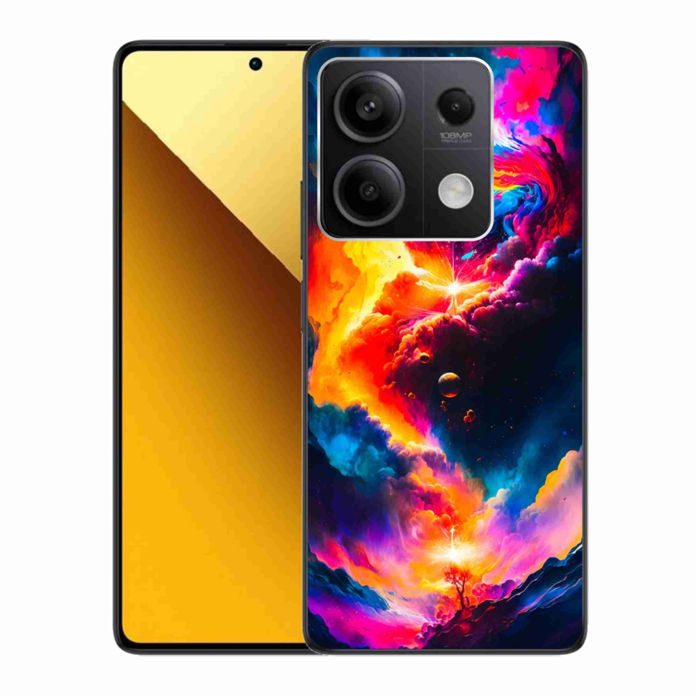 Gél borítás mmCase a Xiaomi Redmi Note 13 5G számára - absztrakt motívum