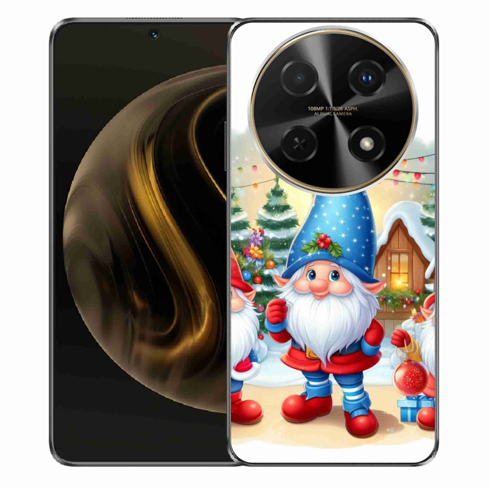 Gél borítás mmCase a Huawei Nova 12i készülékhez - Karácsonyi manók