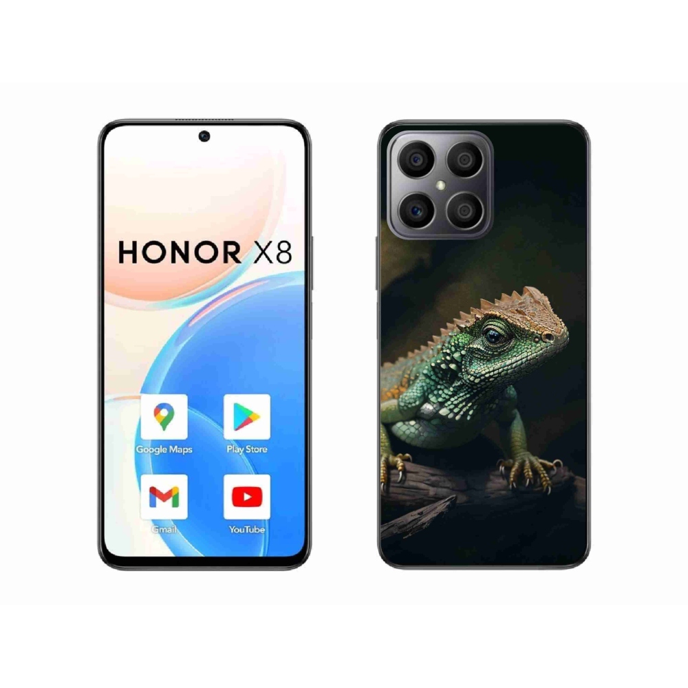 Gél borítás mmCase a Honor X8-hoz - gyík