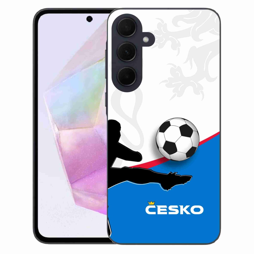 Gél borítás mmCase Samsung Galaxy A35 5G - futball Csehország 3