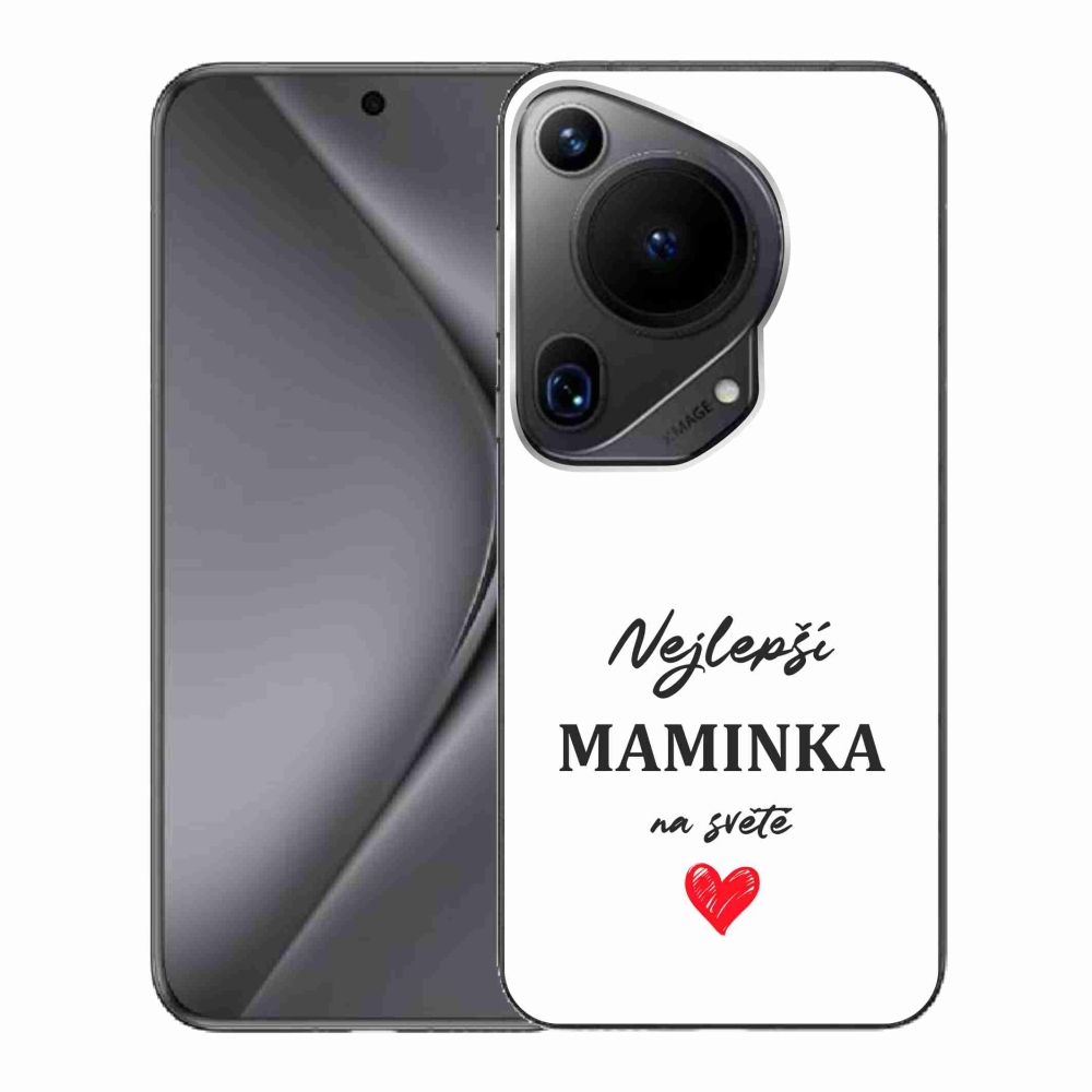 Gél borító mmCase a Huawei Pura 70 Ultra - legjobb anya 1 fehér háttérrel