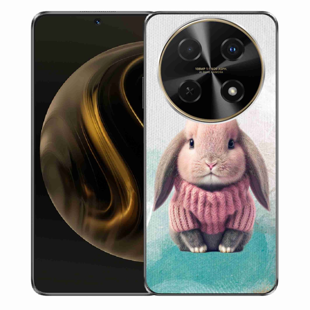 Gél borítás mmCase a Huawei Nova 12i készülékhez - nyúl pulóverben