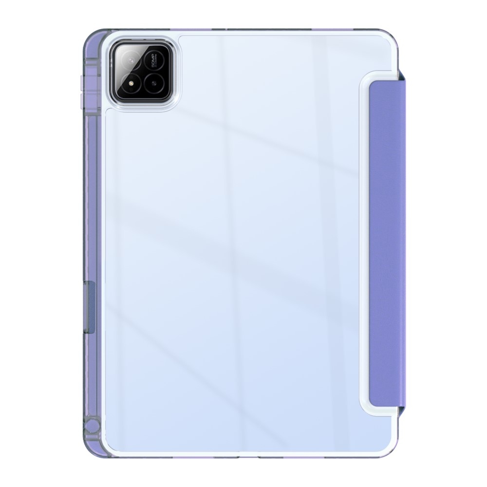 Origami intelligens pozicionáló tok Xiaomi Pad 7/7 Pro táblagéphez - sötét lila