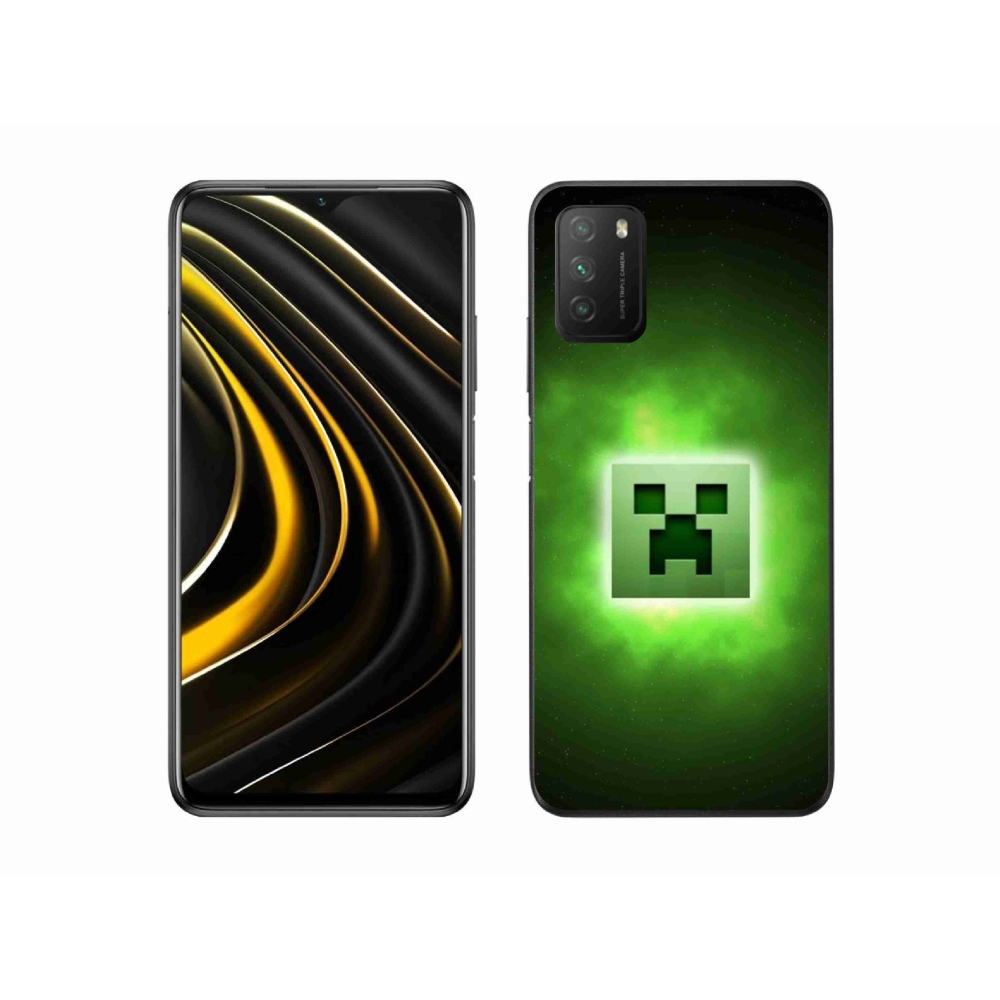Gél borítás mmCase a Xiaomi Poco M3-hoz - minecraft