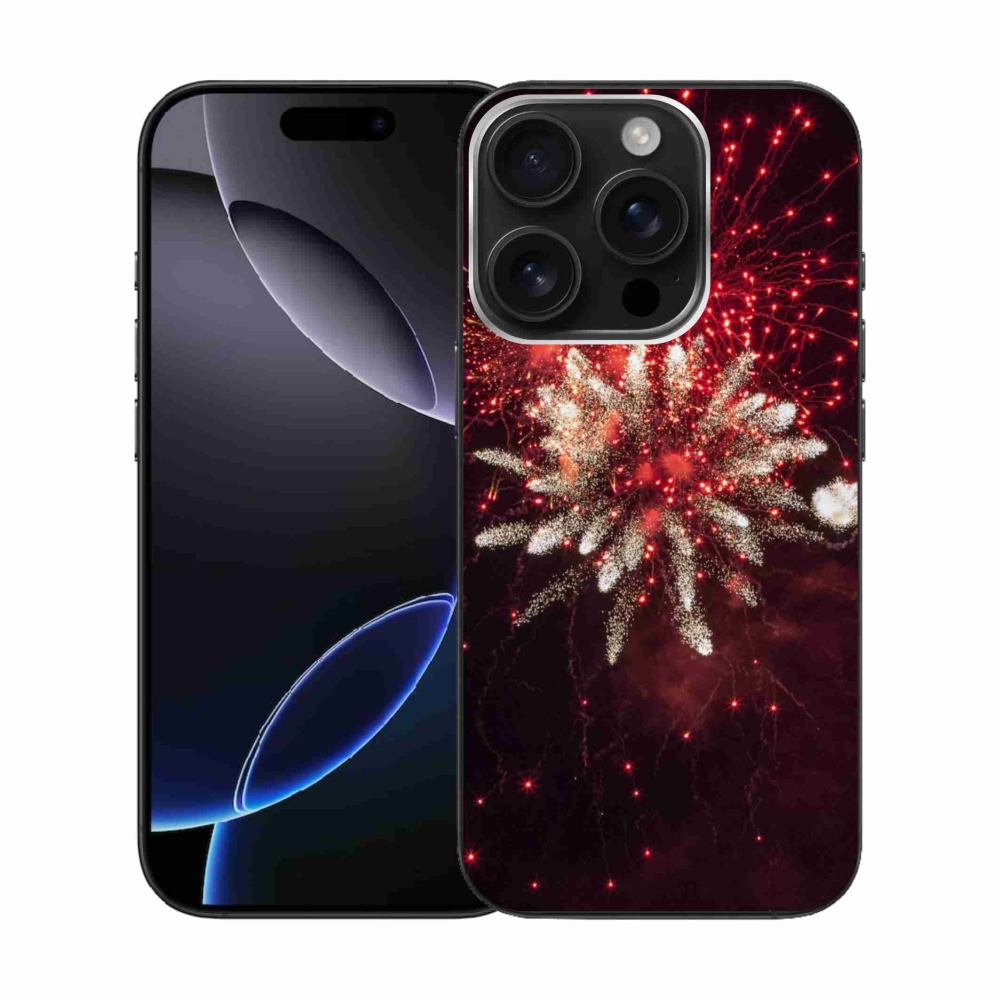 Zselés borítás mmCase iPhone 16 Pro készülékhez - tűzijáték