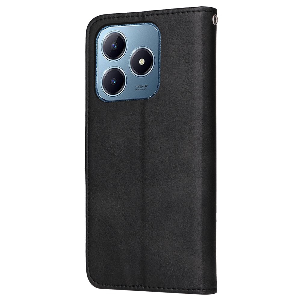 Feel könyvtáska a Realme Note 60-hoz - fekete