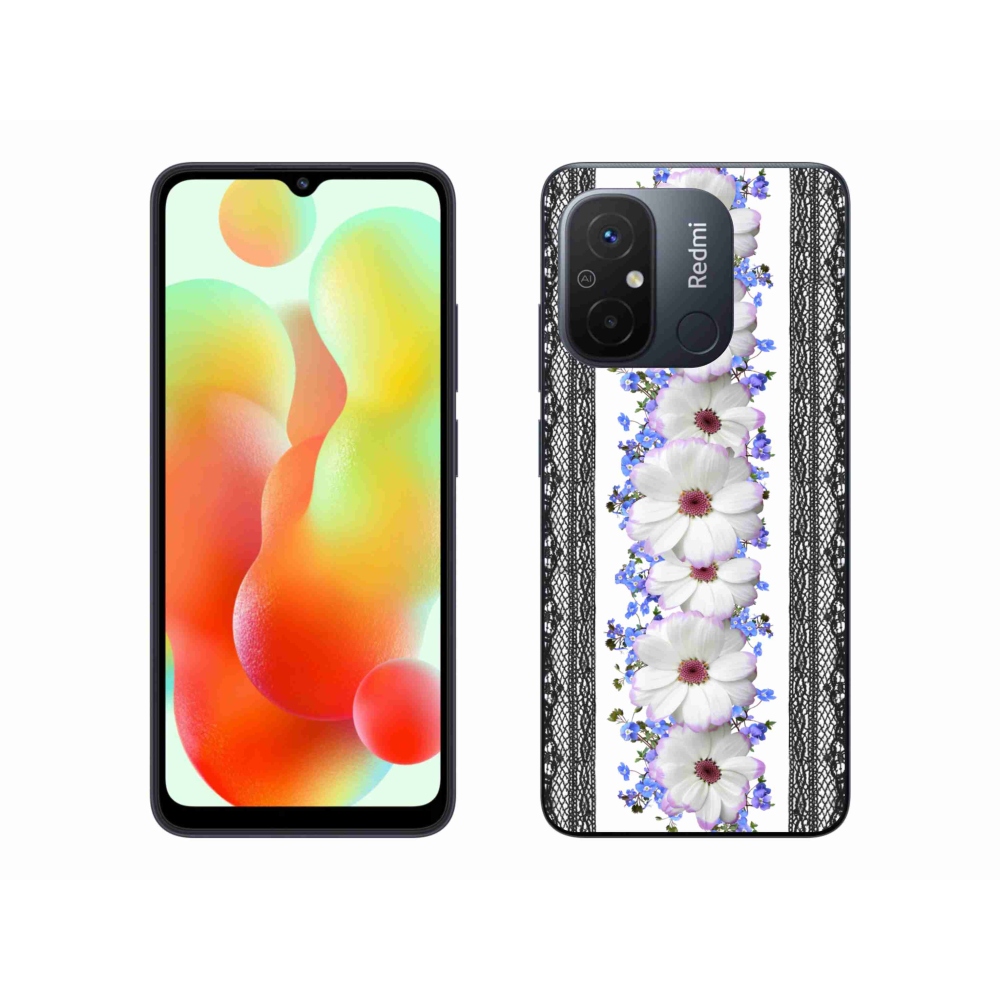 Gél borító mmCase a Xiaomi Redmi 12C-hez - virágok 8
