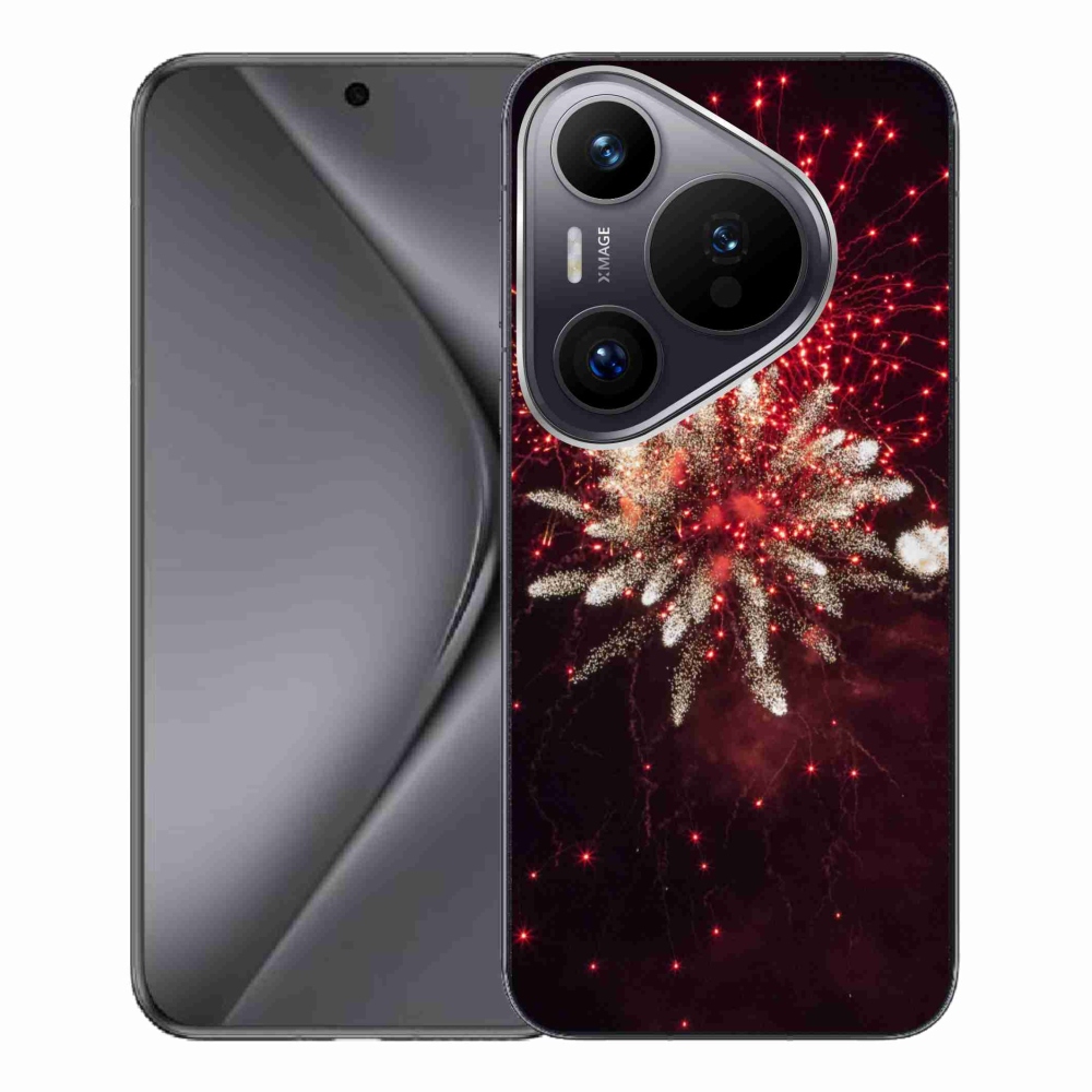 Gél borítás mmCase a Huawei Pura 70 Pro számára - tűzijátékok