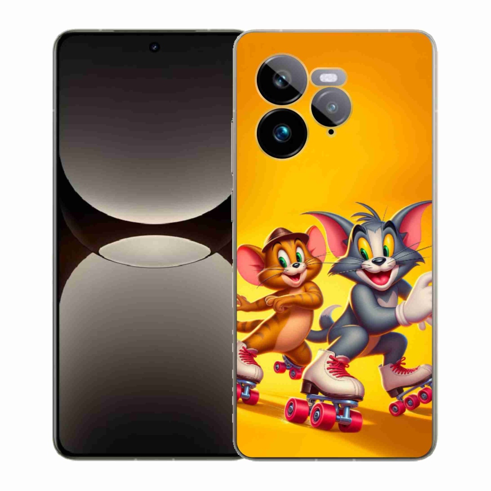 Gél borítás mmCase a Realme GT 7 Pro 5G számára - tom and jerry