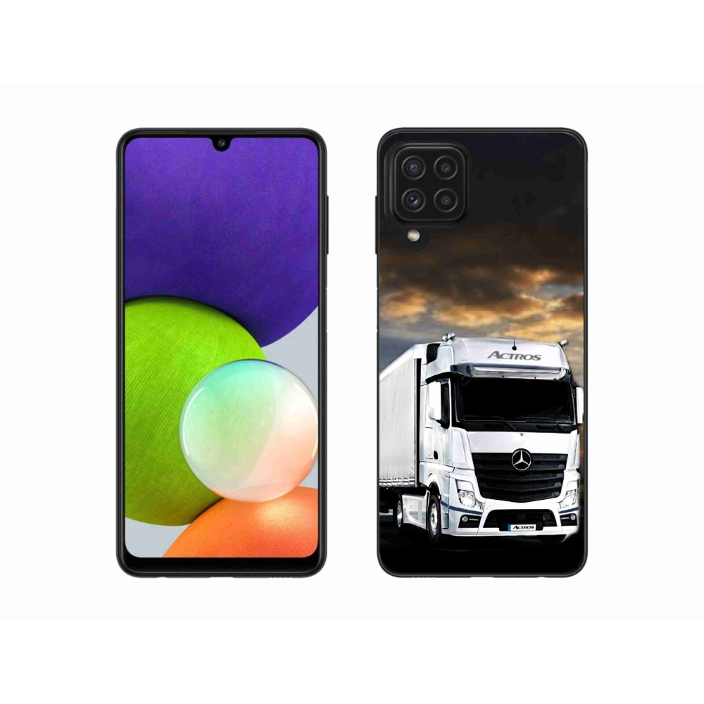 Gél borítás mmCase Samsung Galaxy A22 4G - teherautóhoz