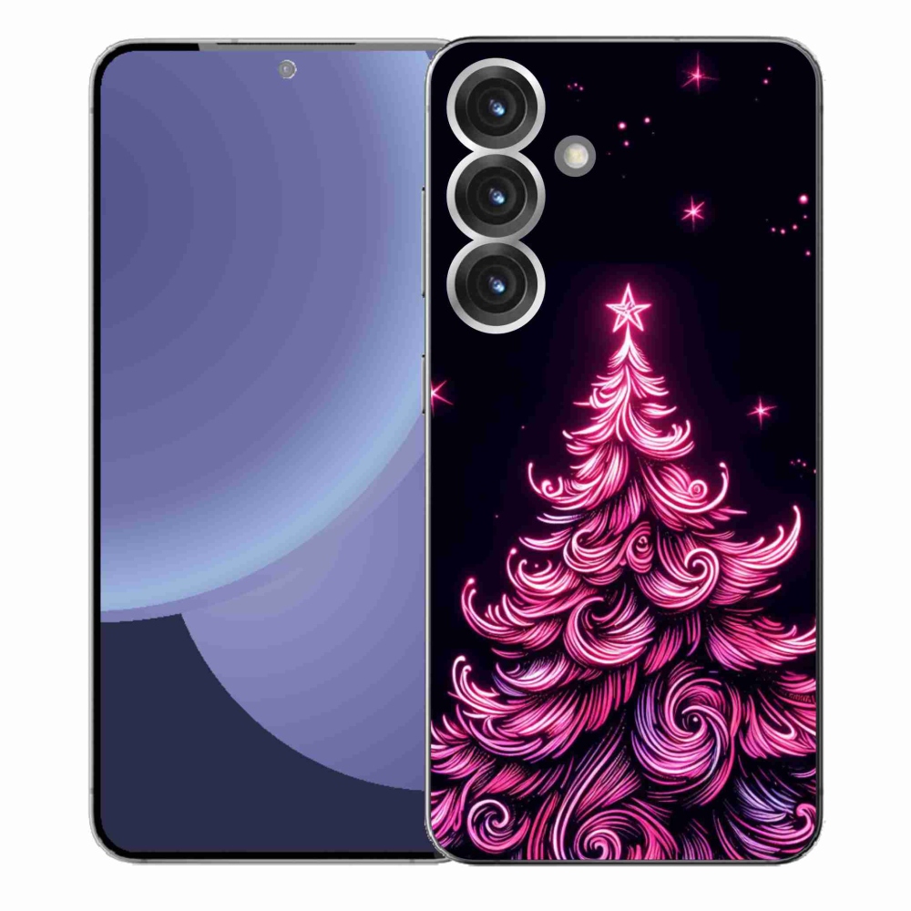 Gél borítás mmCase Samsung Galaxy S25+ - neon karácsonyfa 2