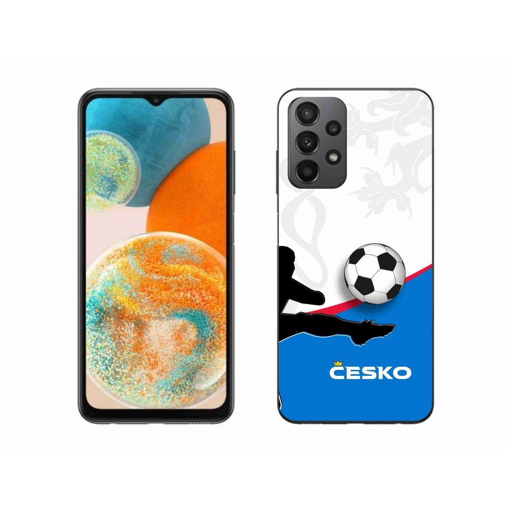 Gél borítás mmCase Samsung Galaxy A23 4G/5G - futball Csehország 3