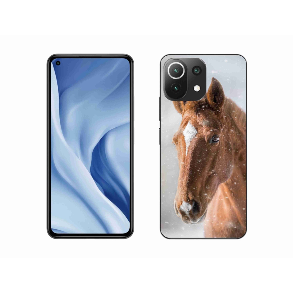 Gél borítás mmCase a Xiaomi 11 Lite 5G NE-hez - barna ló 2