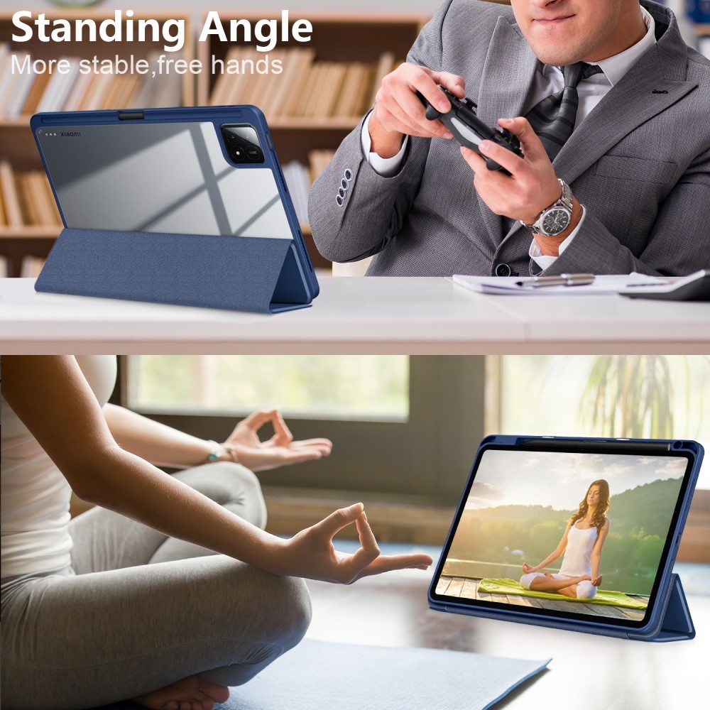 Ügyes záró tok Xiaomi Pad 6S Pro táblagéphez - kék