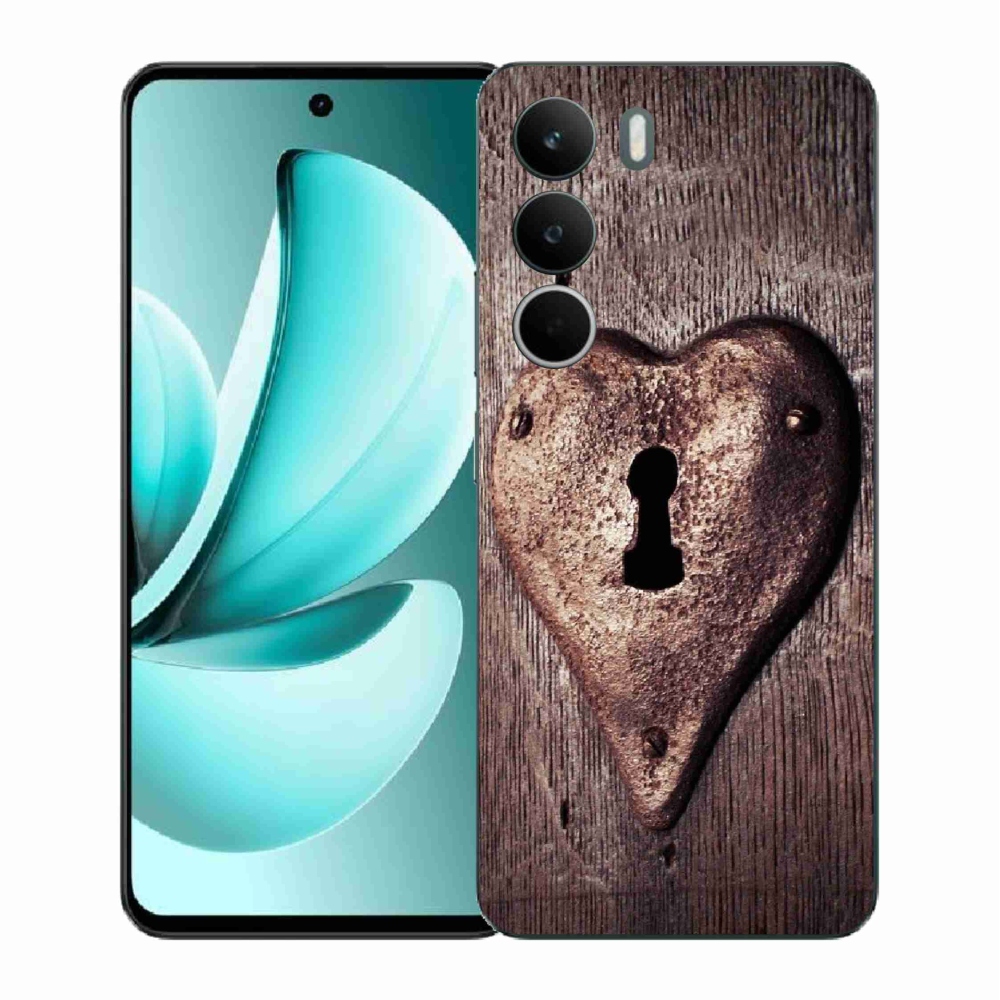 Gél borító mmCase a Realme C71 készülékhez - szív alakú zár