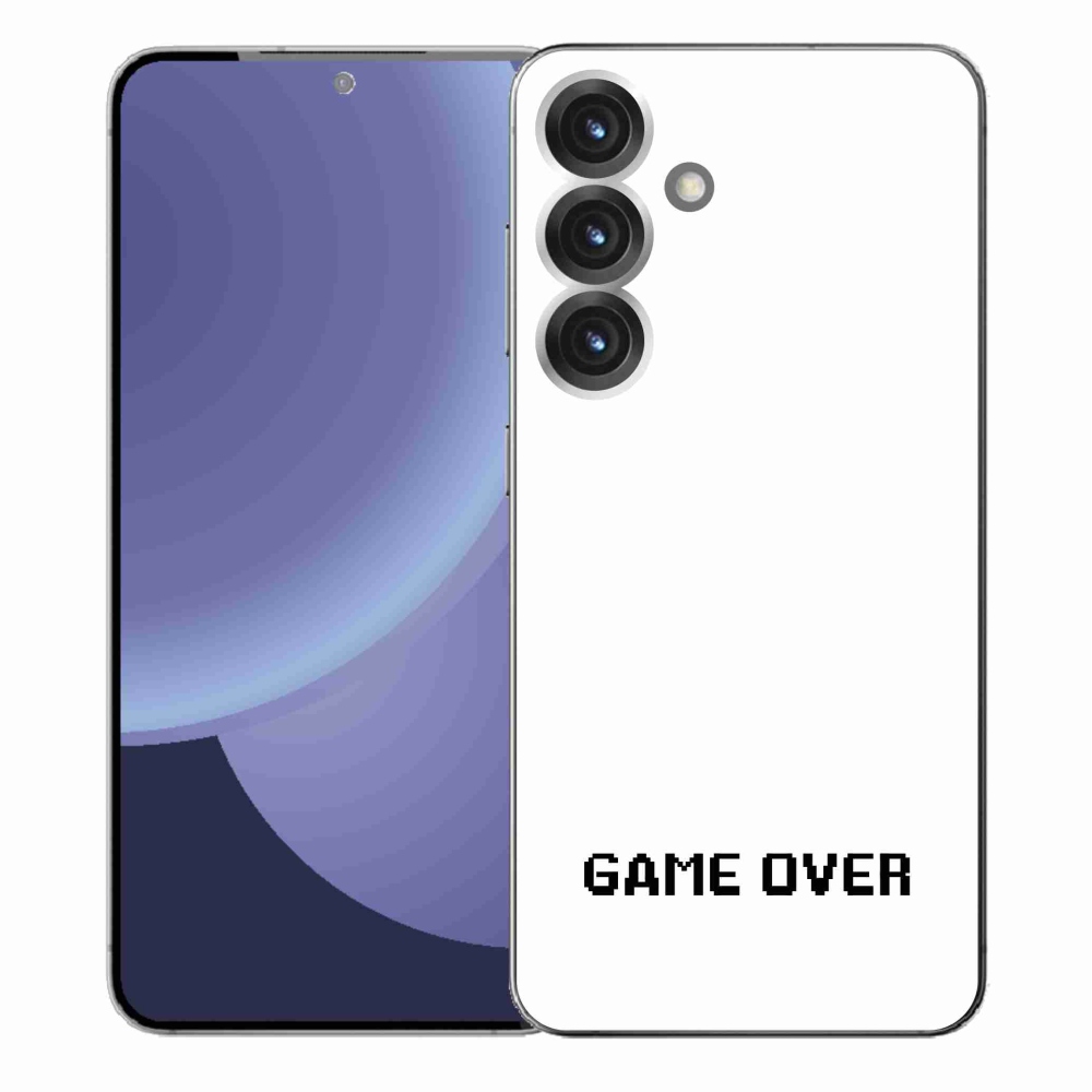 Gél borítás mmCase Samsung Galaxy S25+ - játék fehér háttérrel