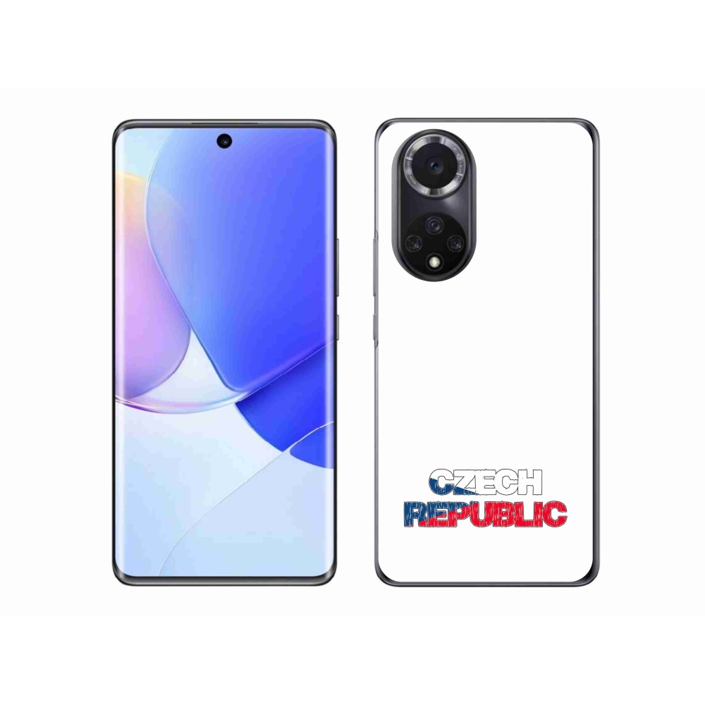 Gél borító mmCase a Huawei Nova 9 készülékhez - Csehország fehér háttér