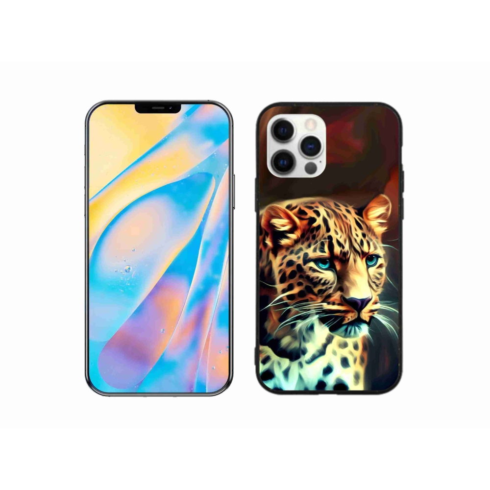 Zselés borítás mmCase iPhone 12 Pro készülékhez - leopárd