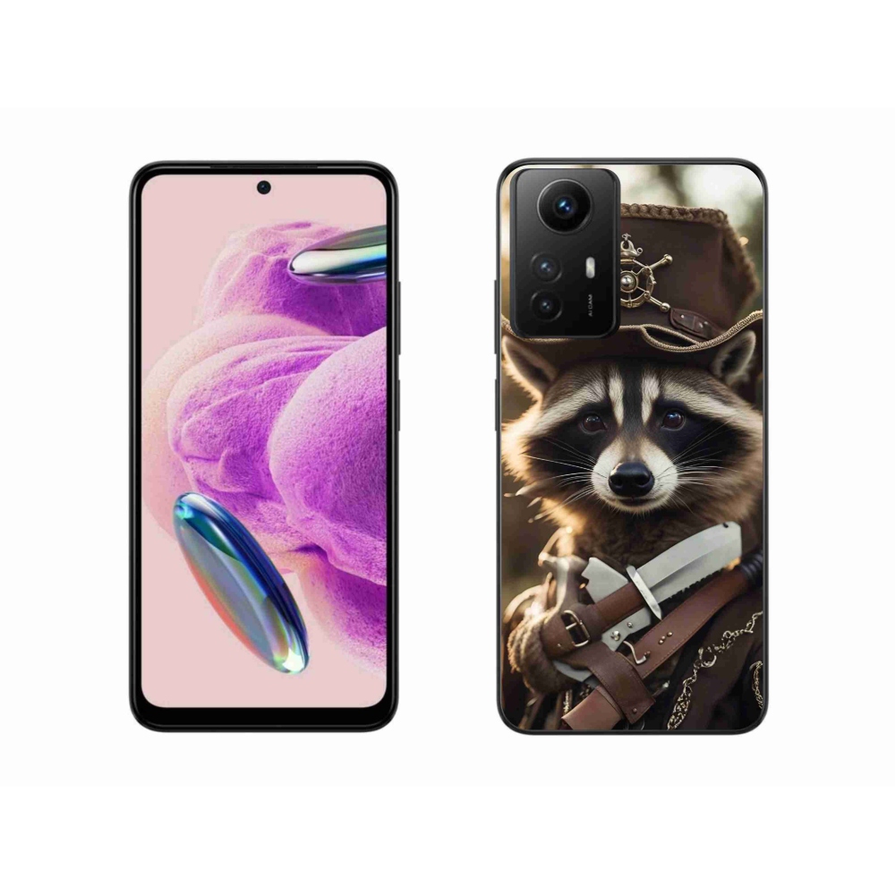 Gél borító mmCase a Xiaomi Redmi Note 12S-hez - mosómedve egyenruhában