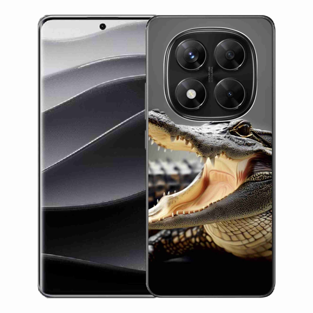 Gél borítás mmCase a Xiaomi Redmi Note 14 Pro 5G/Poco X7 5G számára - krokodil