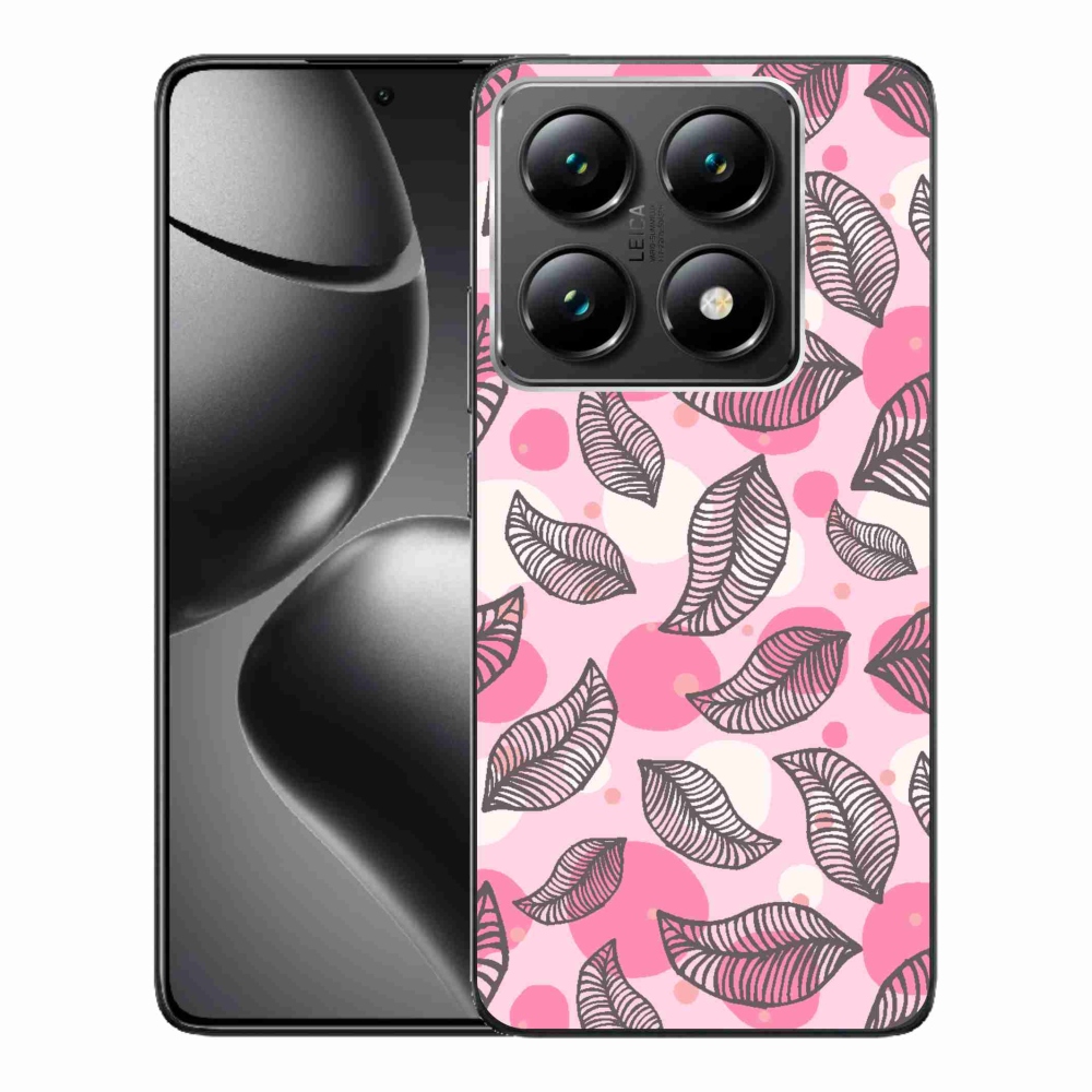 Gél borító mmCase a Xiaomi 14T Pro számára - rajzfilmes hulló levelek