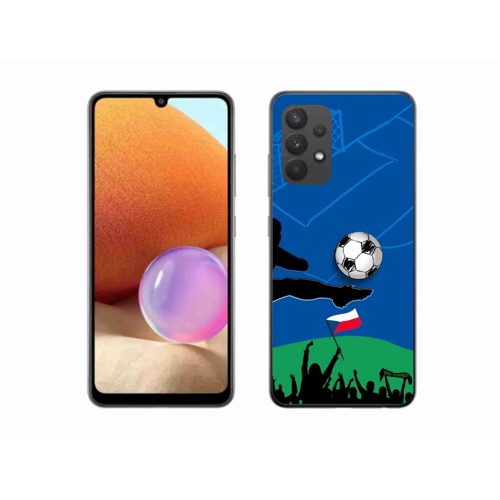 Gél borítás mmCase a Samsung Galaxy A32 4G-n - futballszurkolóknak