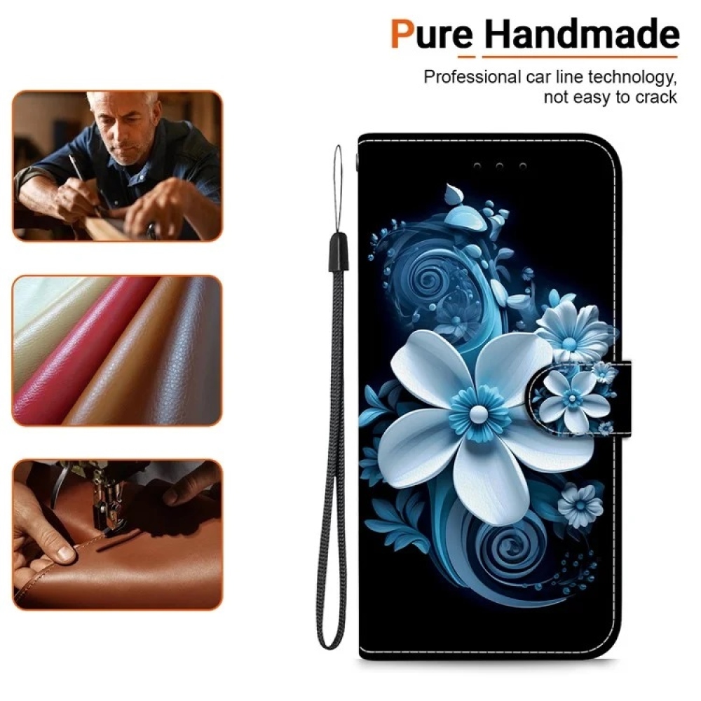 Sokoldalú könyves tok Samsung Galaxy A36 5G/A56 5G - orchidea